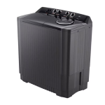 Lavadora LG Carga Superior Doble tina con Sistema sin aspas Roller- Jet 18Kg – Gris Oxford